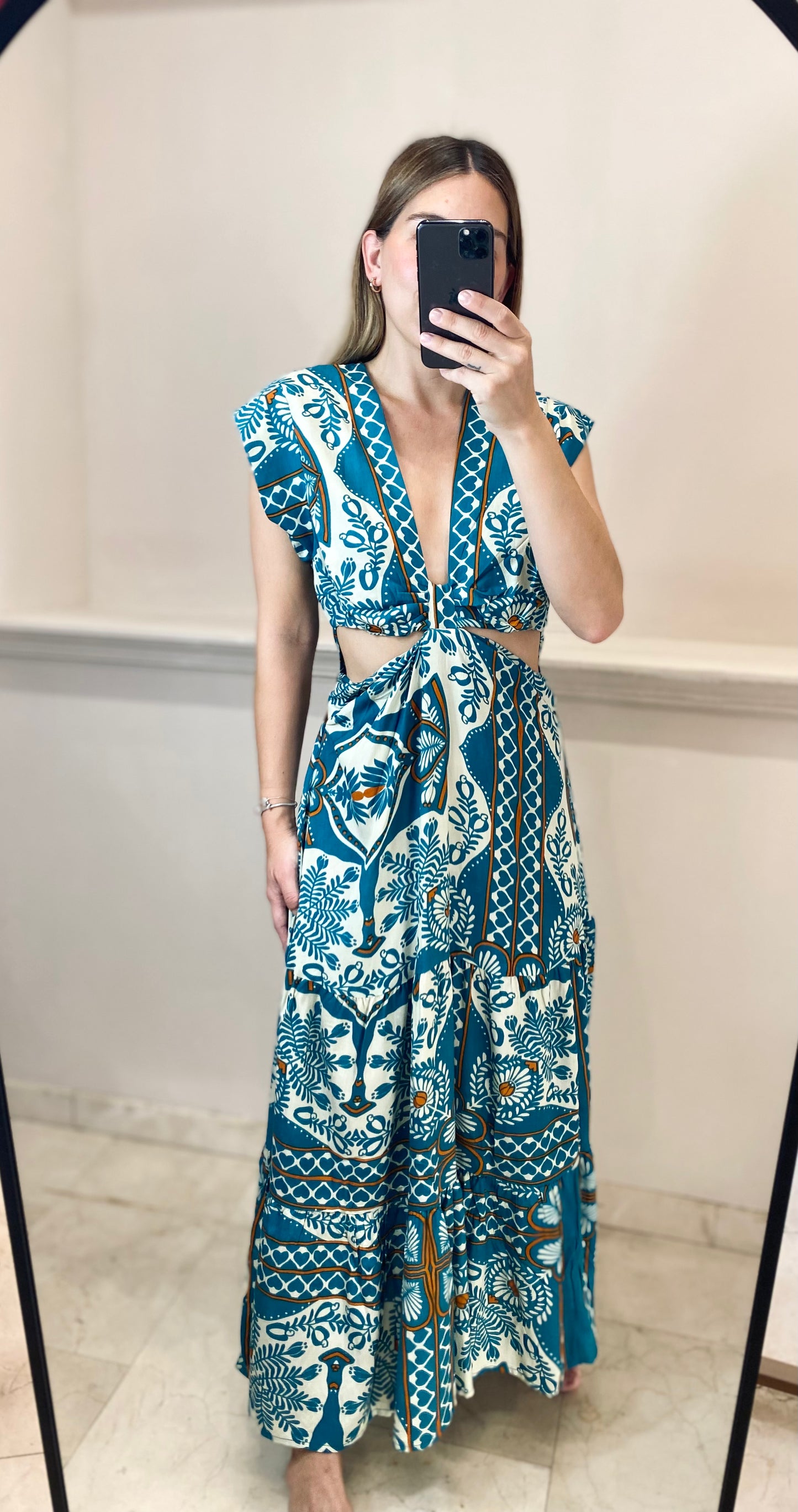 VESTIDO BLOCKPRINT SIN MANGAS