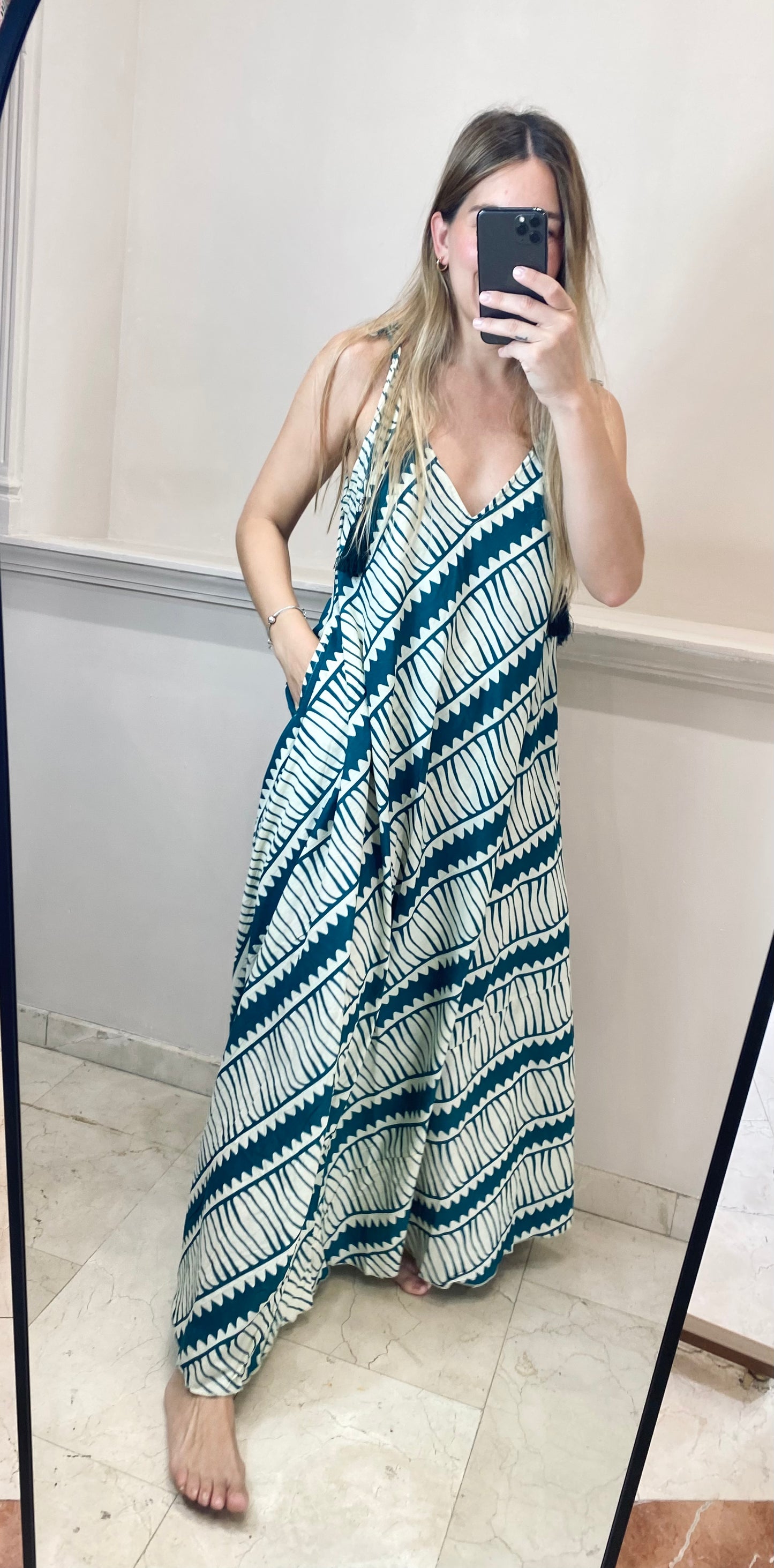 VESTIDO BLOCKPRINT OVERSIZE