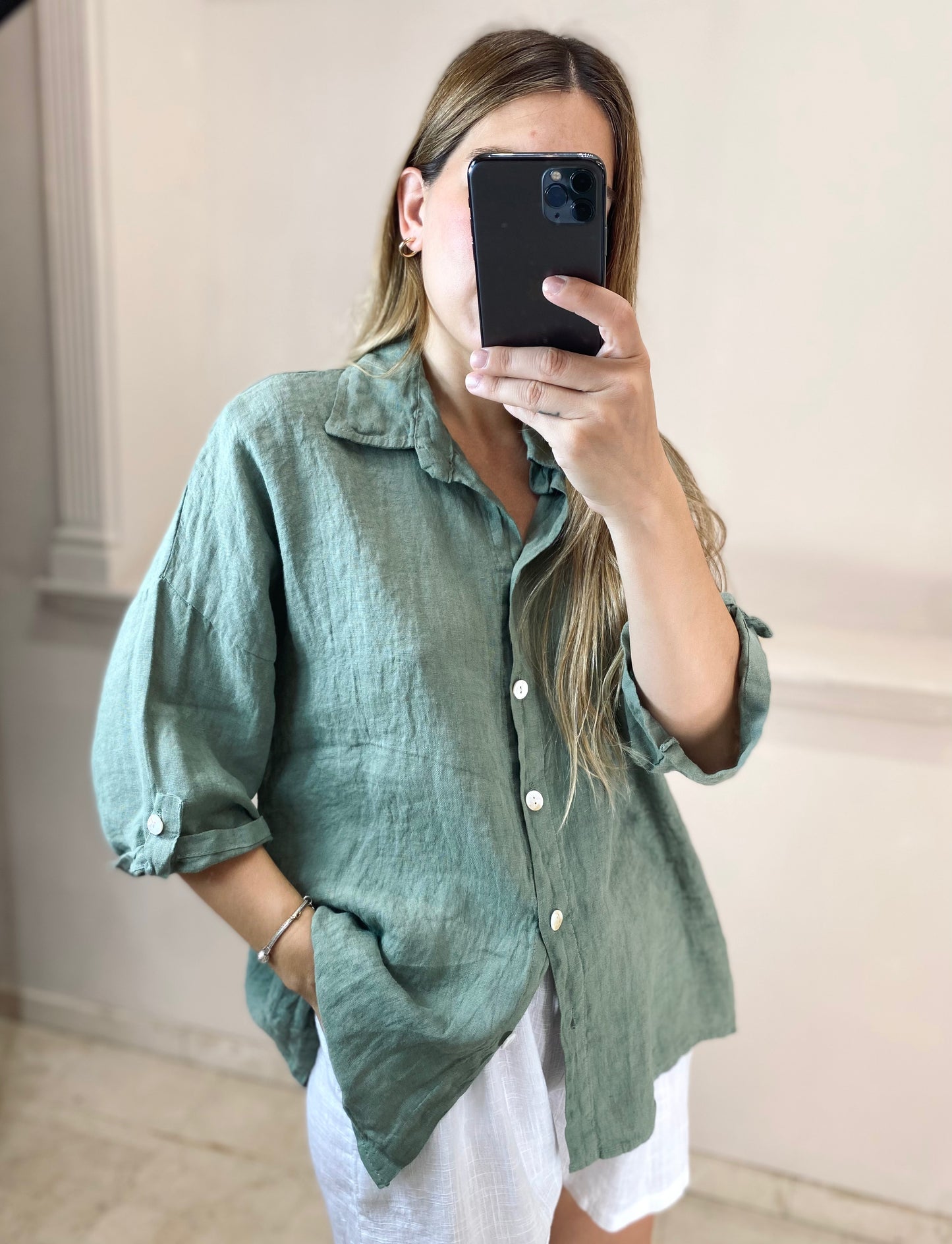 CAMISA 100% LINO