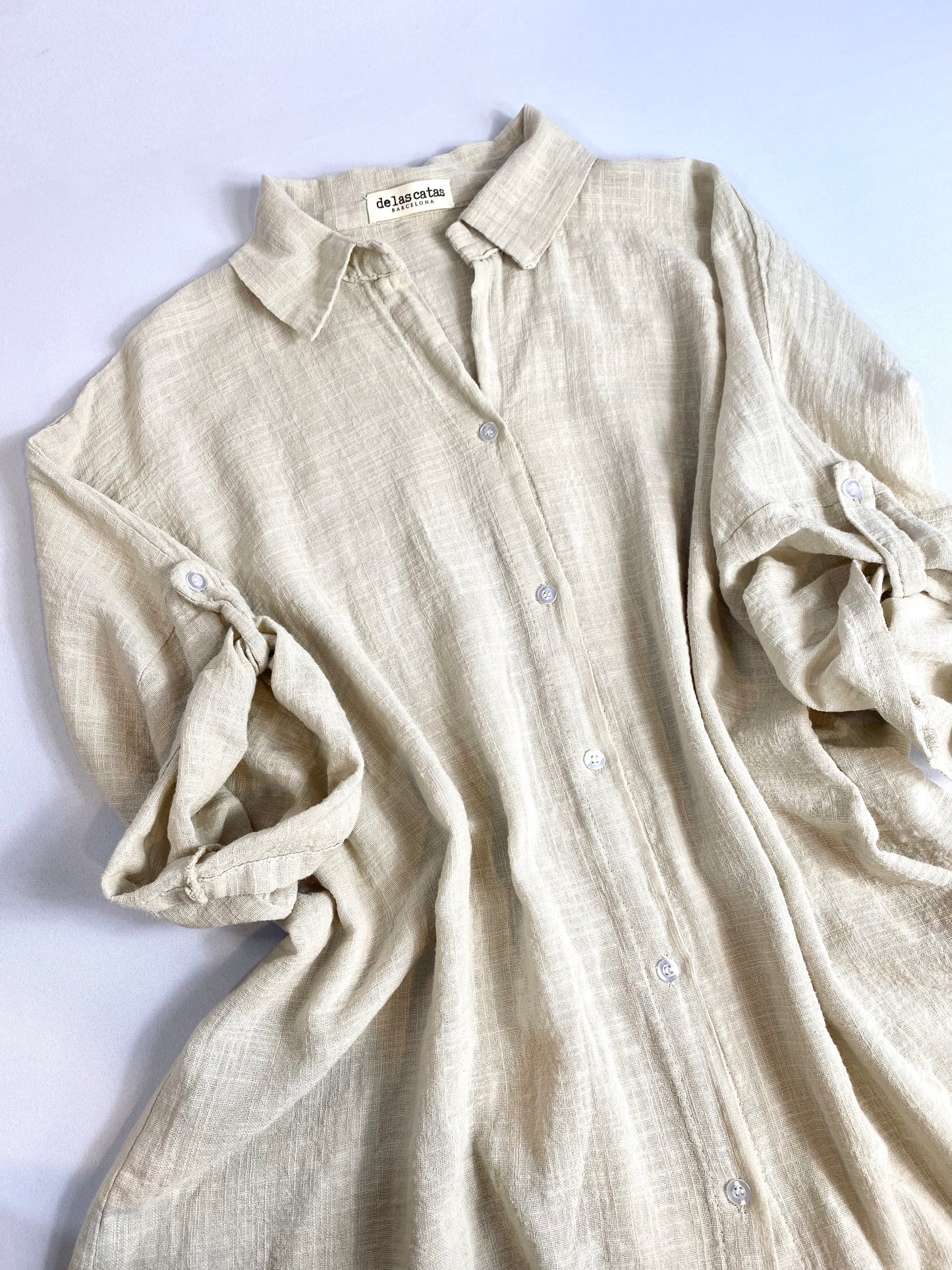 CAMISA LARGA ALGODÓN
