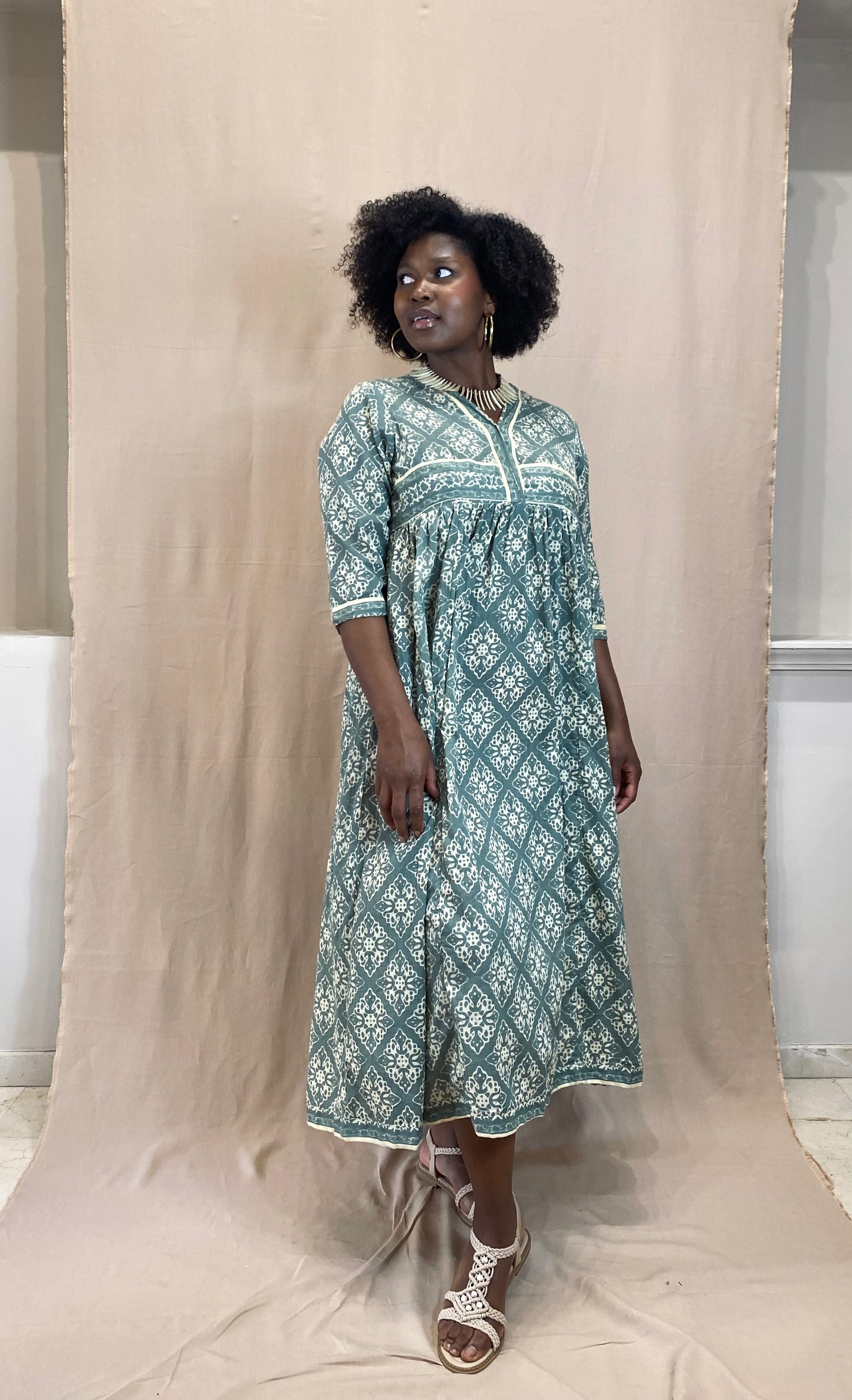 VESTIDO BLOCKPRINT