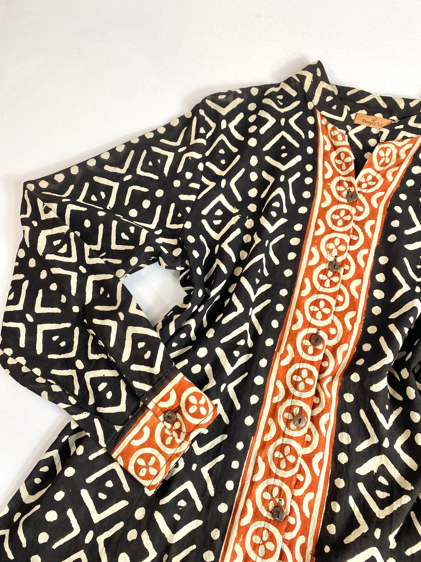 VESTIDO TÚNICA BLOCKPRINT