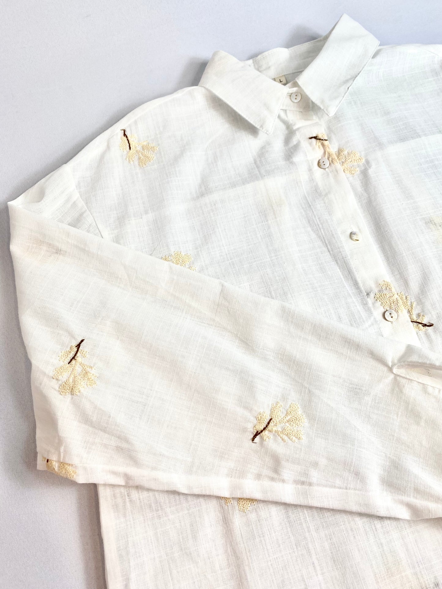 CAMISA BORDADO FLORES