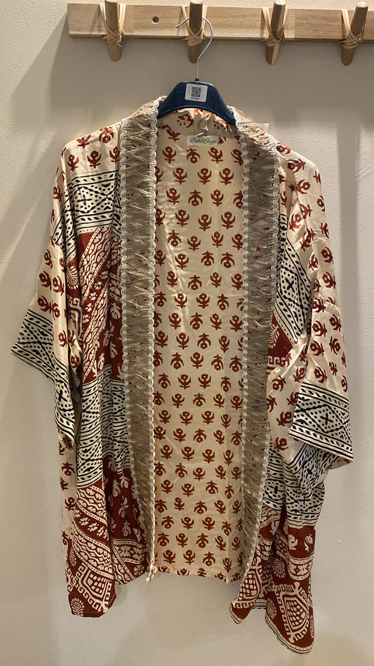 KIMONO SEDA CORTO