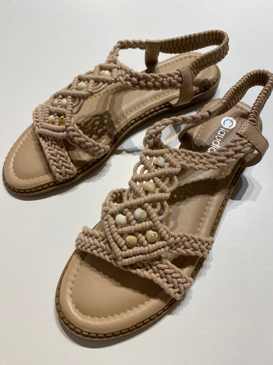 SANDALIAS TEJIDAS