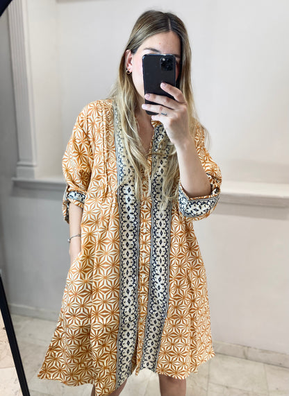VESTIDO CAMISERO 100% ALGODÓN