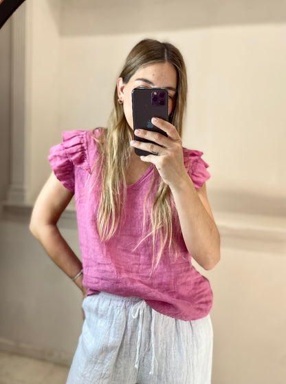 BLUSA 100% LINO