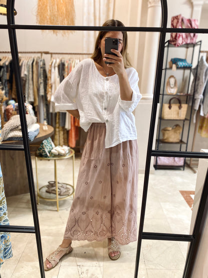 PANTALON BORDADO
