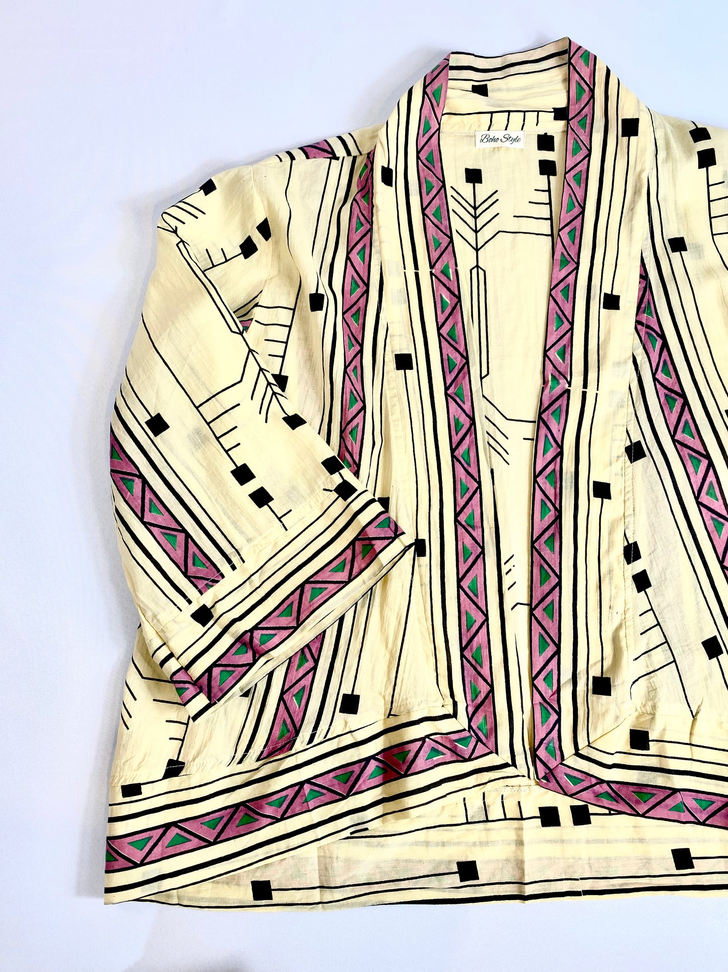 KIMONO CORTO ALGODON