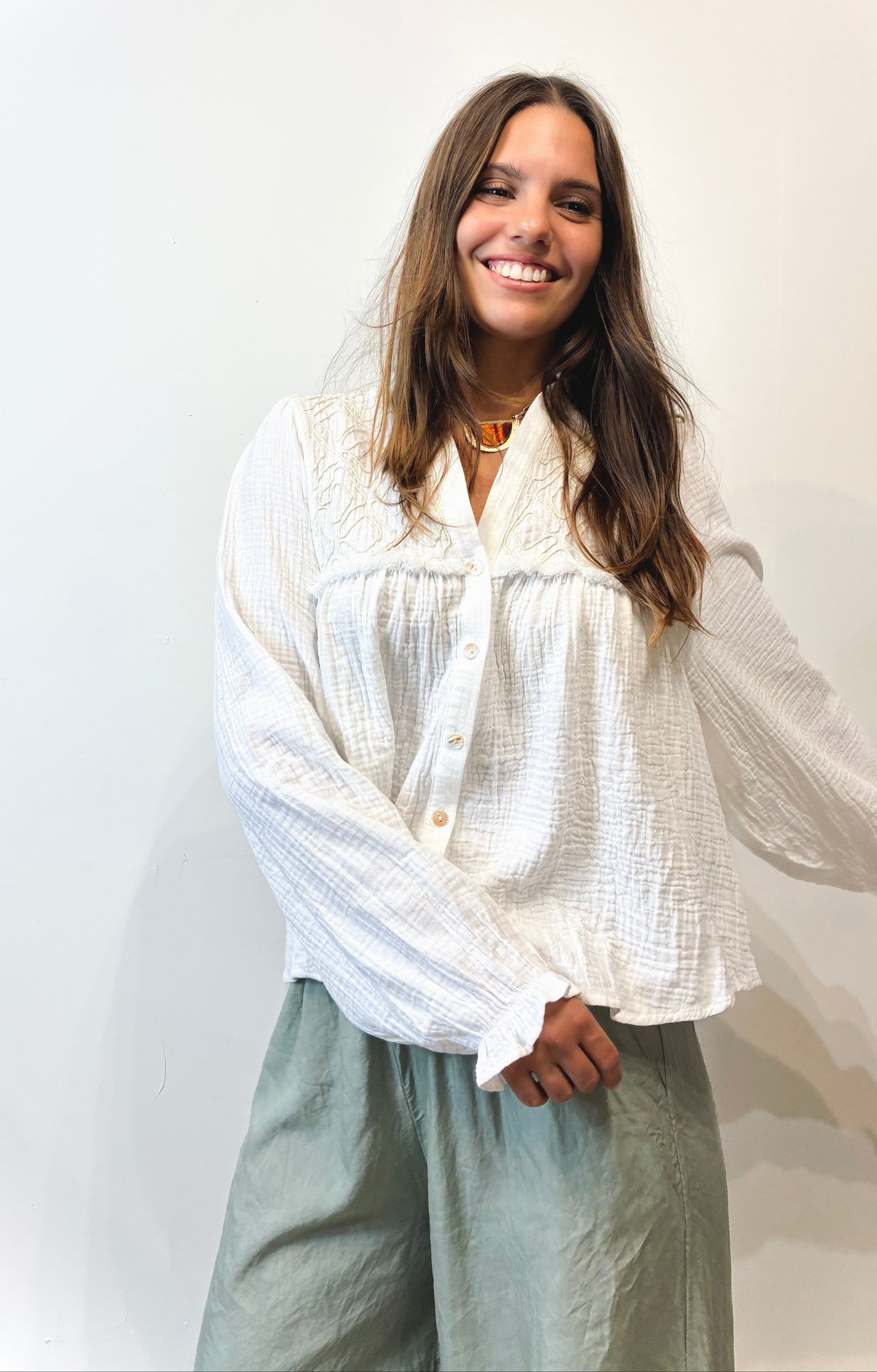 CAMISA BORDADA JOSEFINA