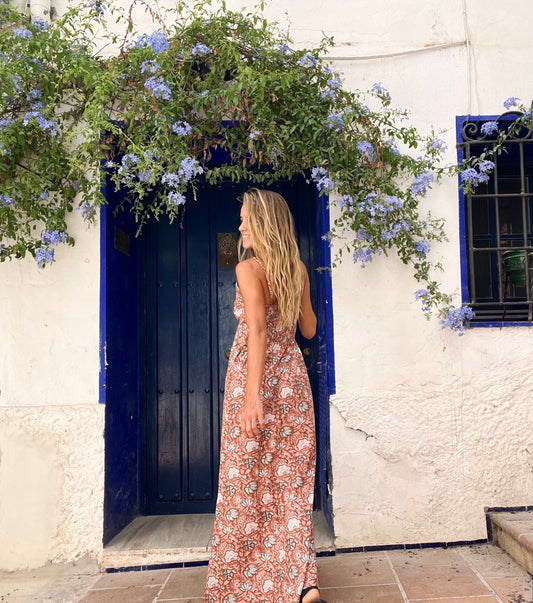 VESTIDO BLOCKPRINT TIRANTES