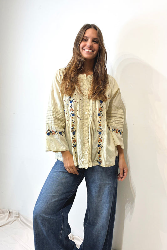 CAMISA BORDADA JULIA
