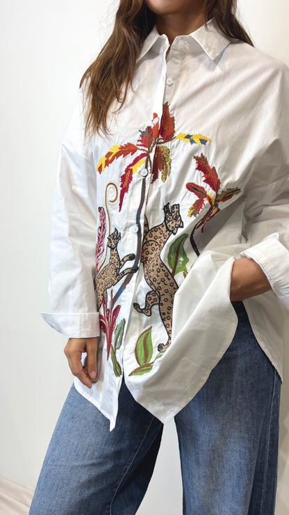 CAMISA BORDADA RUMI