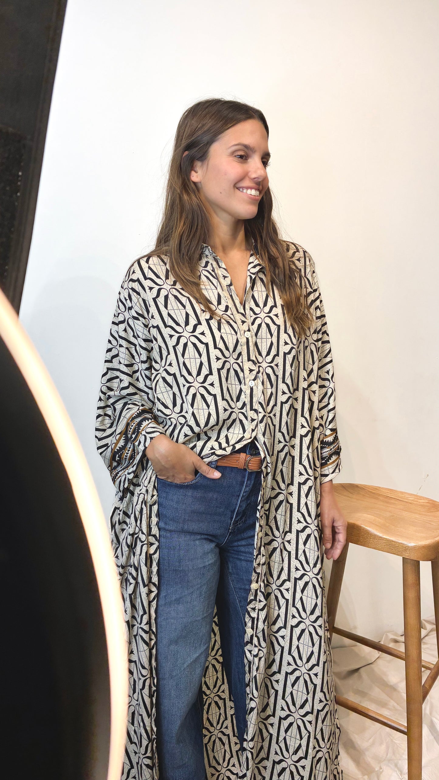 VESTIDO TÚNICA BLOCKPRINT