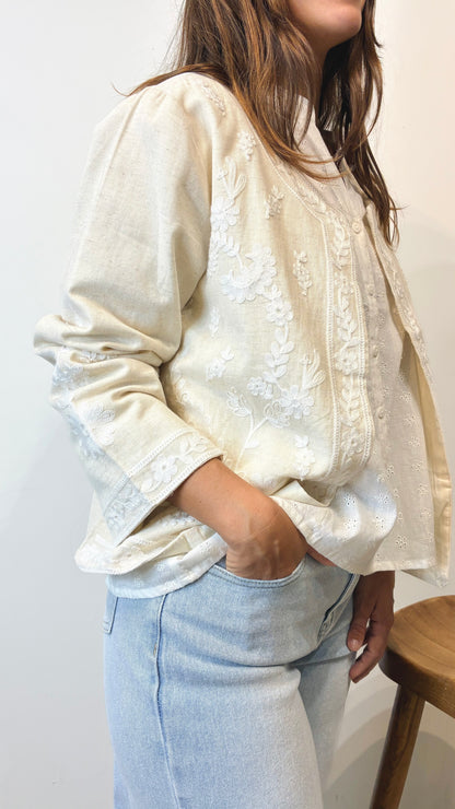 CHAQUETA BORDADA MELI