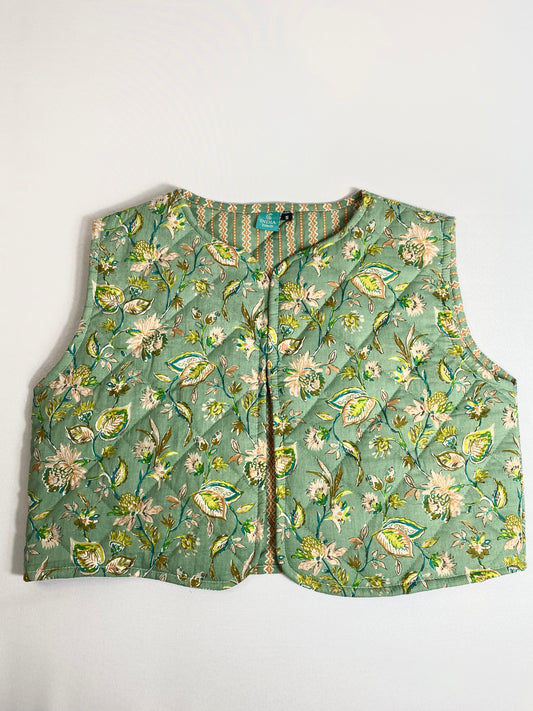 CHALECO BLOCKPRINT REVERSIBLE