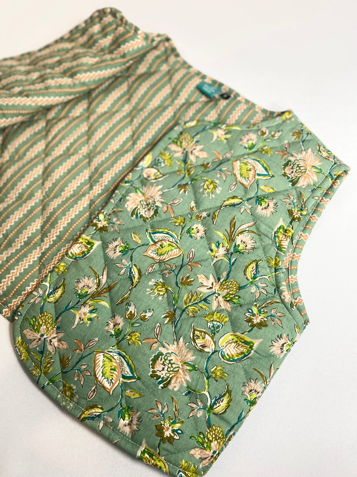 CHALECO BLOCKPRINT REVERSIBLE