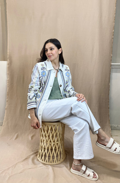 CHAQUETA BORDADA