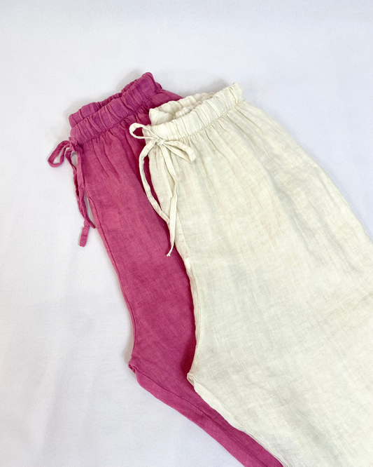 PANTALÓN 100% LINO