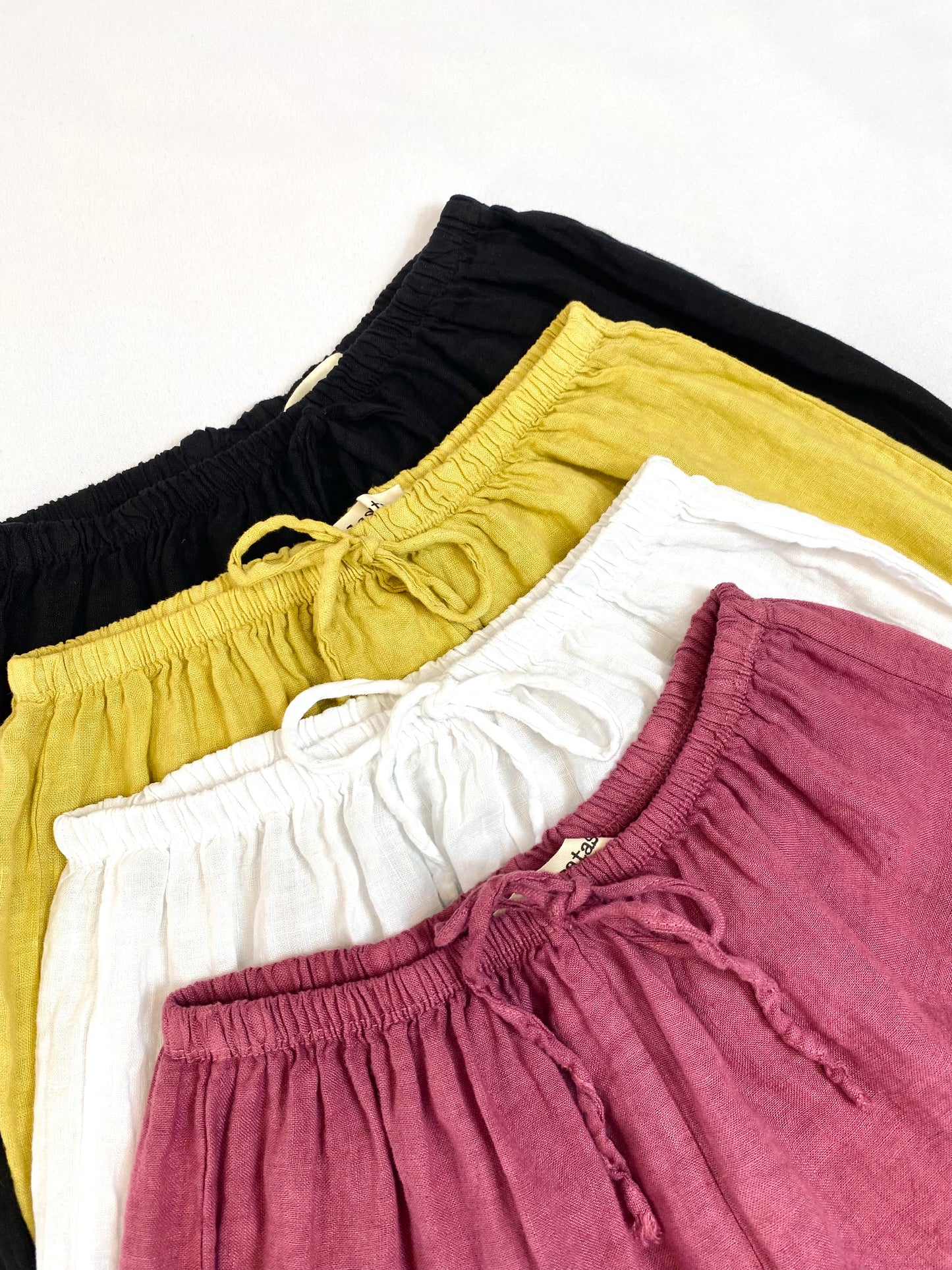PANTALON 100% LINO PIERNA ANCHA