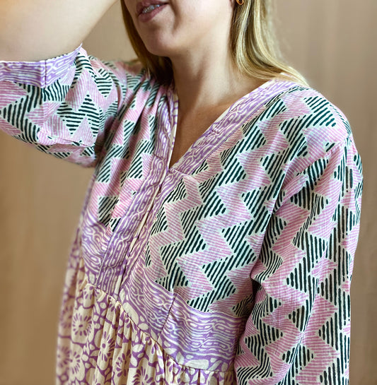 VESTIDO BLOCKPRINT