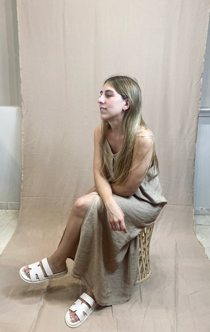VESTIDO MIDI ABOTONADO