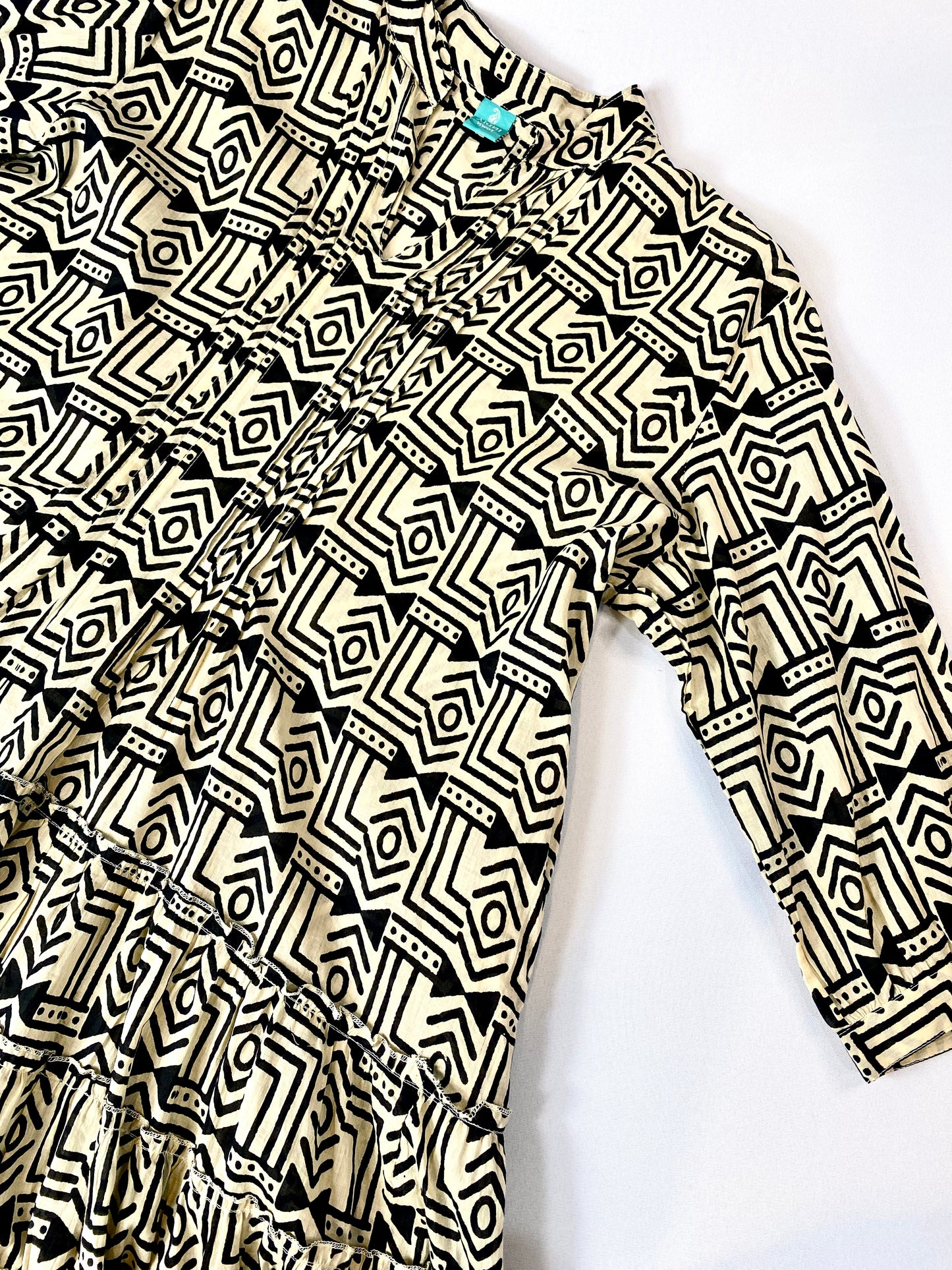 VESTIDO CAMISERO BLOCKPRINT