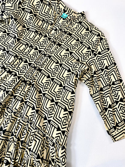 VESTIDO CAMISERO BLOCKPRINT