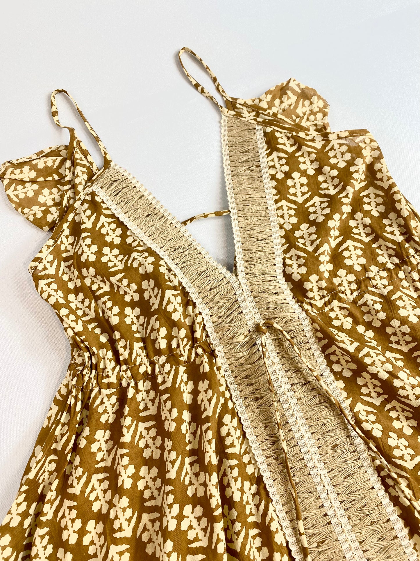 VESTIDO ALGODÓN TIRANTES CORTO