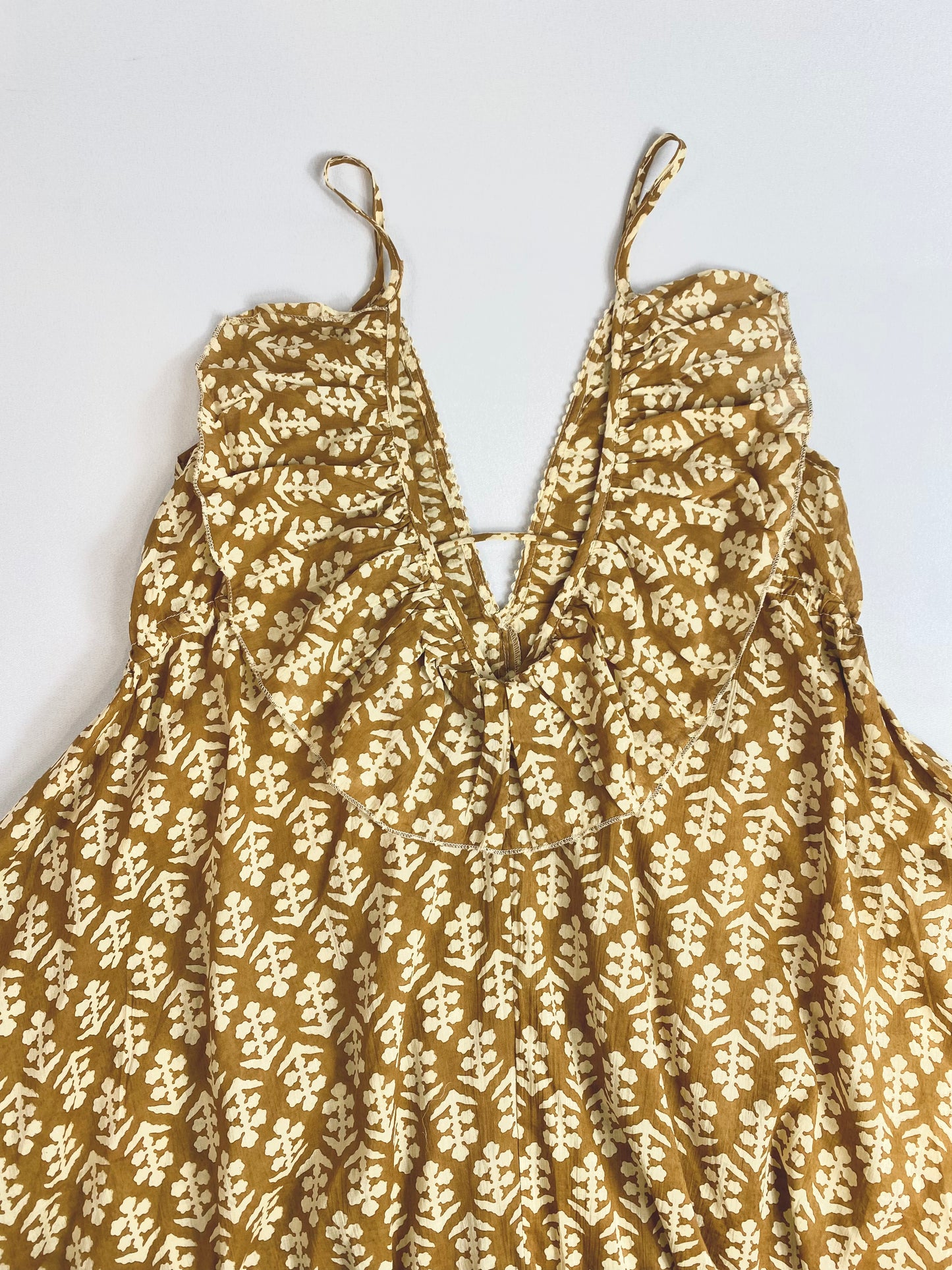 VESTIDO ALGODÓN TIRANTES CORTO
