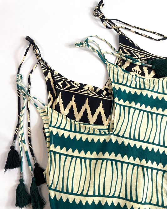 VESTIDO BLOCKPRINT OVERSIZE