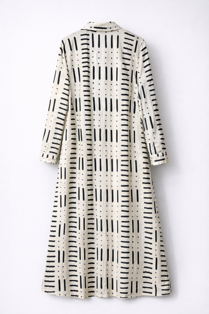 VESTIDO CAMISERO BLOCKPRINT