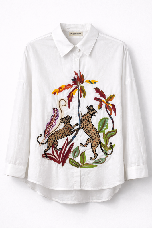 CAMISA BORDADA RUMI