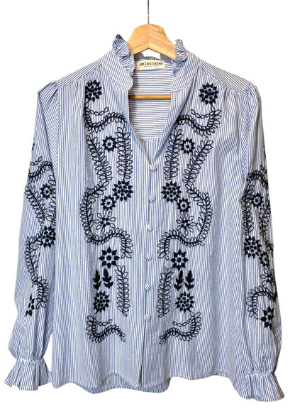 CAMISA BORDADA LUCIA