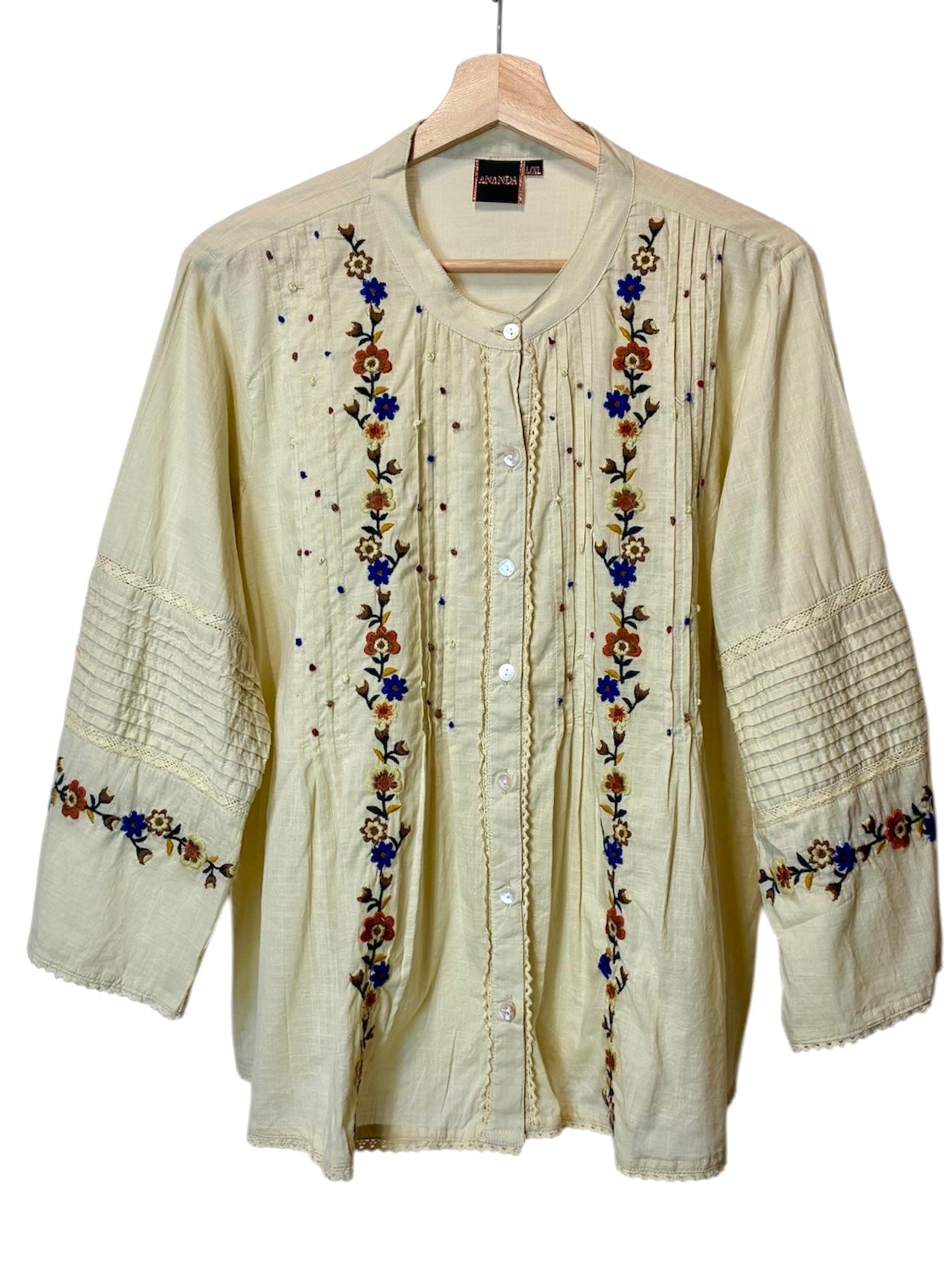 CAMISA BORDADA JULIA