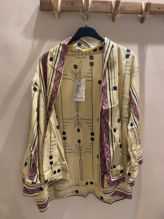 KIMONO CORTO ALGODON