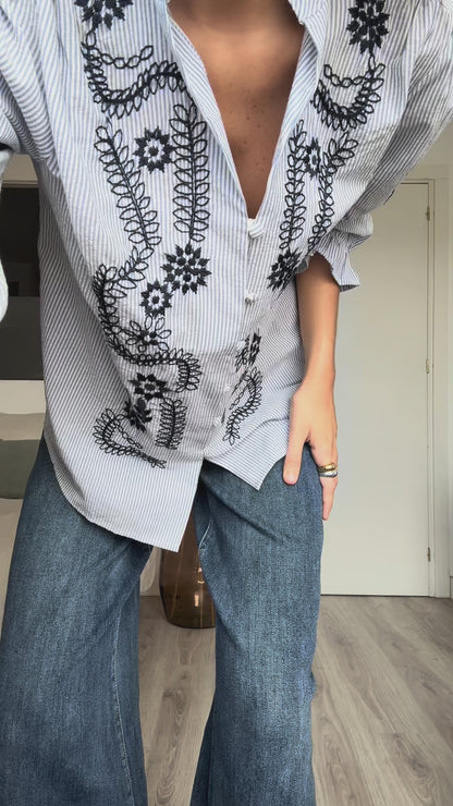 CAMISA BORDADA LUCIA